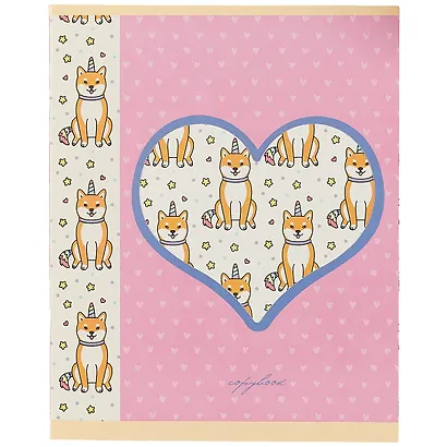 Тетрадь в клетку Unnika, "Сердца везде", 48 листов, в ассортименте - фото 4