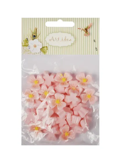 Цветок трилистник (В213) в пакете, 25 шт,  розовый (11-08631-55) - фото 1