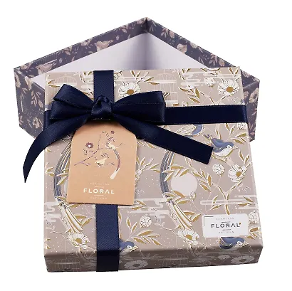 Коробка подарочная "Birds" 20*20*9.5см, картон - фото 2