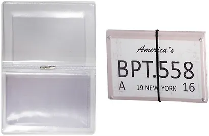 Автодокументы Номерной знак BPT-558 (белый) - фото 2