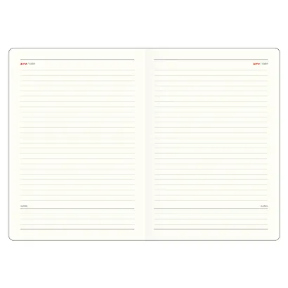 Ежедневник недат. А5 96л "View" бежевый, иск.кожа, интегр.переплет, блинт.тиснение, нашивка с тисн.фольгой, ляссе - фото 3