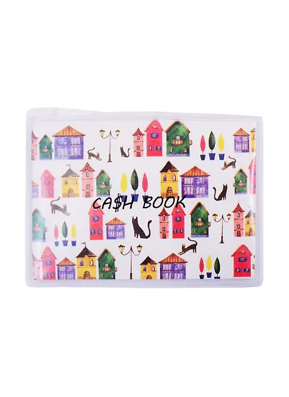 Записная книжка А6 32л "МАЛЕНЬКИЕ ДОМИКИ" для записи доходов и расходов, мягк.переплет, скоба, ПВХ-конверт - фото 2