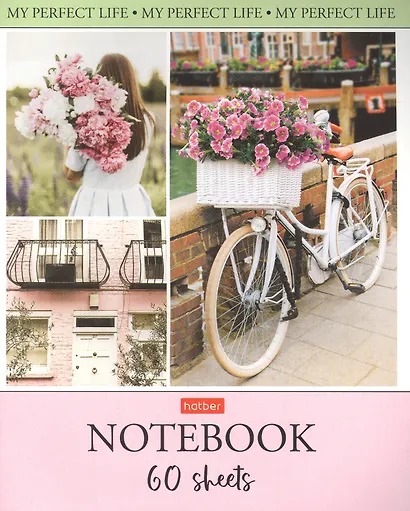 Тетрадь в клетку Hatber, "Моя прекрасная жизнь", 60 листов, в ассортименте - фото 4