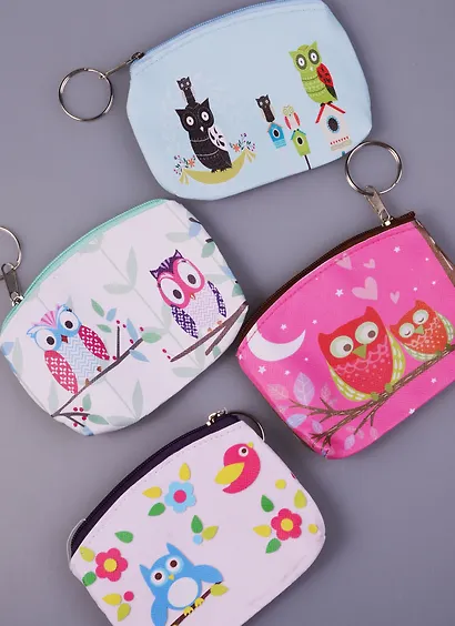 Косметичка-кошелек Совы (11х10) (ПВХ) 12-00828-S-1 - фото 2