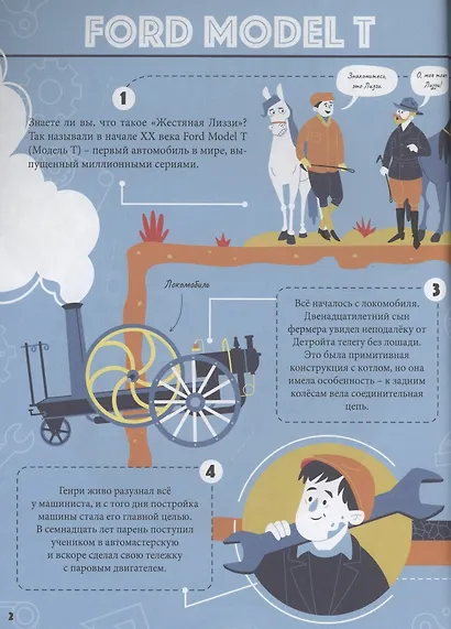 ТРАНСПОРТ. ЭНЦИКЛОПЕДИЯ ДЛЯ ДЕТЕЙ (голубая) мат.ламин. выбор.лак, офсет 215х288 - фото 2