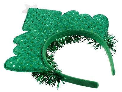 Ободок новогодний Кокошкик с мишурой (текстиль) (12-6122-HNY4) - фото 4