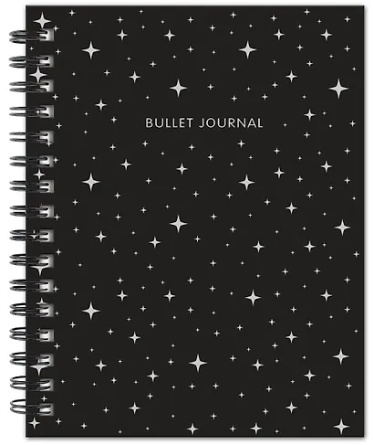 Книга для записей Bullet Journal, 60 листов, черная - фото 2