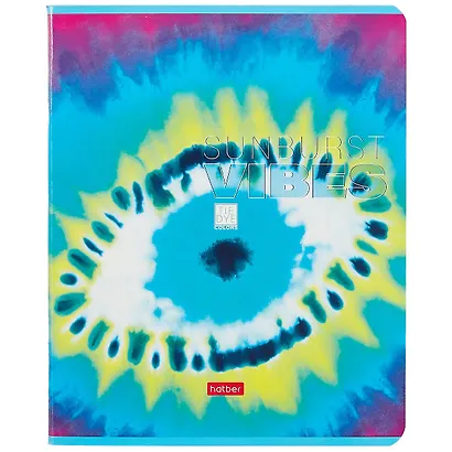 Тетрадь общая «Tie - Dye» в ассортименте, 48 листов в клетку, A5 - Hatber - фото 3