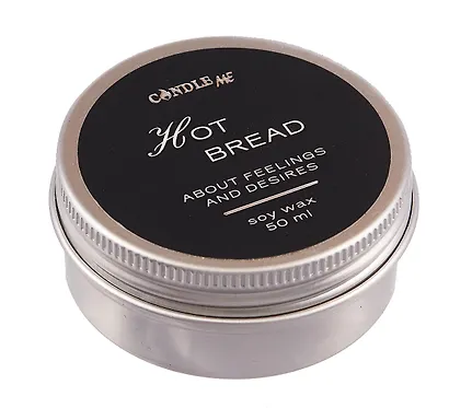 Свеча ароматическая в металлической коробочке Hot Bread (50мл) - фото 1