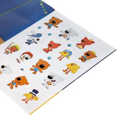 Активити с первыми развивающими наклейками. Ми-ми-мишки. День веселья. 50 наклеек - фото 6