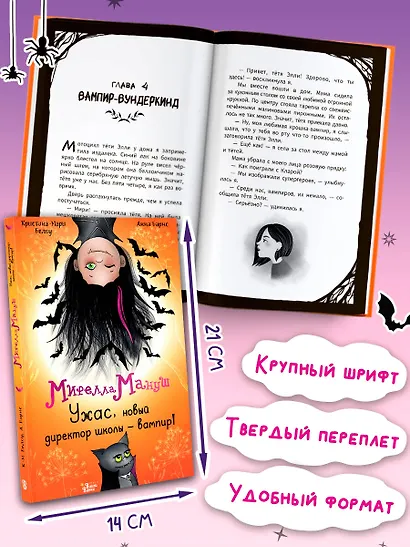 Мирелла Мануш. Ужас, новый директор школы – вампир! - фото 6