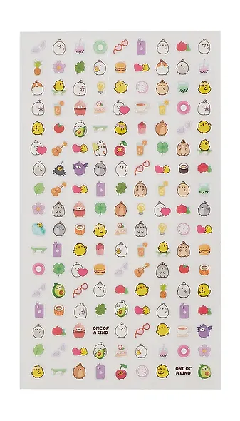 Набор для творчества. Molang. Милые наклейки и татушки - фото 5