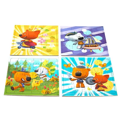 Пазл ORIGAMI Набор.4в1 9-16-25-36эл. "МиМиМишки. Фантазеры" 03516 - фото 6