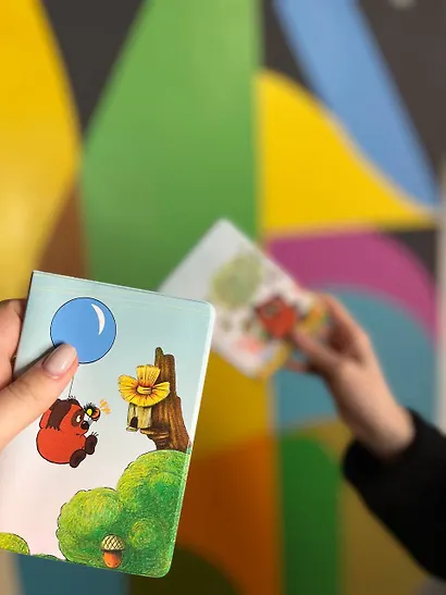 Обложка для паспорта Винни-Пух Секрет (ПВХ) (18,5х13,3) - фото 8