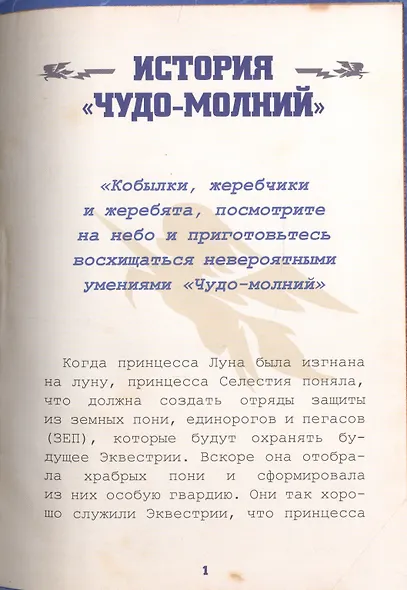 Мой маленький пони. Академия "Чудо-молний": руководство летуна - фото 3