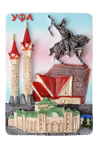 Магнит рельефный Уфа Коллаж (022-08-115K1) - фото 1