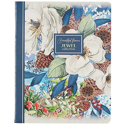 Тетрадь в клетку Academy Style, "Цветы Jewel", 96 листов, в ассортименте - фото 3
