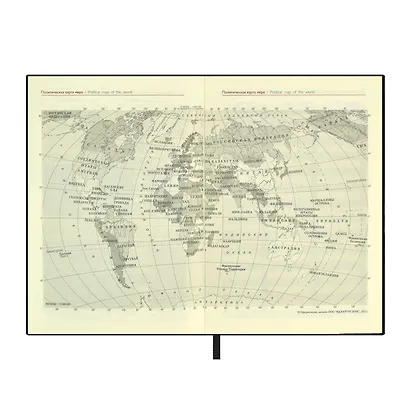 Ежедневник недат. А6+ 126*174 160л "Кассандра" черный, кожзам, мягкий переплет, блинт.тисн, тонир.блок, ляссе - фото 9