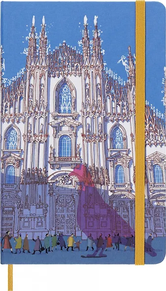 Книга для записей А5, 120 листов в линейку "Le I Am Milan Large", слоновая кость, жесткая обложка, Moleskine - фото 2