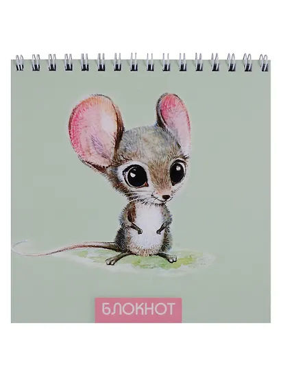 Блокнот 140*140 60л кл. "Звери" - фото 1