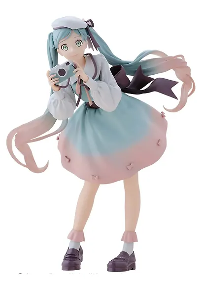 Фигурка аниме Хатсунэ Мику HATSUNE MIKU Holiday Memories Camera 20см 87813 - фото 1