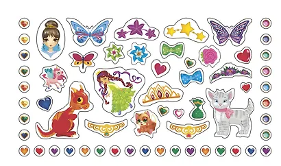 Наклейки для девочек. Принцессы - фото 14