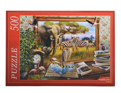 Пазл РЫЖИЙ КОТ 500 эл. 50*34,5см. Ожившая картина - фото 1