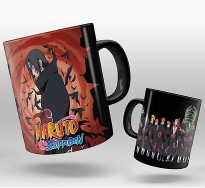 Кружка-хамелеон Naruto Shippuden V3 (керамика)(315мл)(ARTM316) - фото 2