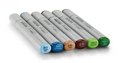 Набор маркеров Copic Sketch "Земля", 6 цветов - фото 2