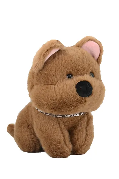 Мягкая игрушка Собачка с банданой (коричневая) (25см) (12-202509-BNT-45) - фото 2