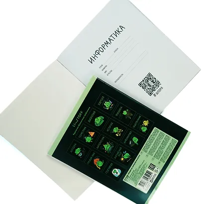 Тетрадь 48 листов в клетку "Жабка. Информатика" - фото 4