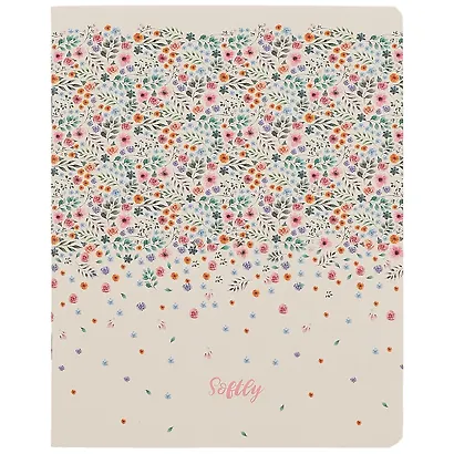 Тетрадь в клетку Academy Style, "Softli (цветочная)", 48 листов, в ассортименте - фото 3