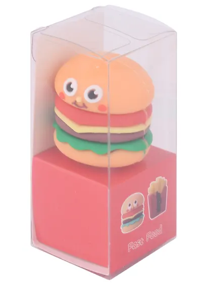 Точилка с ластиком "Fast food", в ассортименте - фото 3