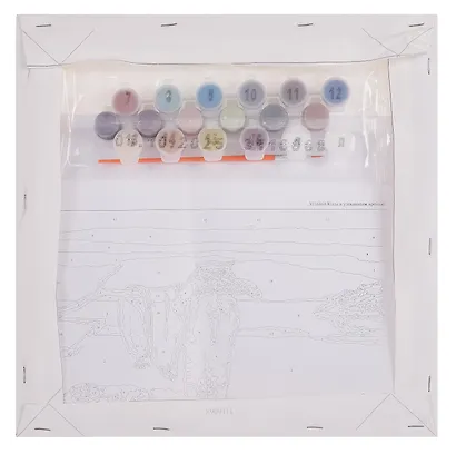 Картина по номерам Коты в утекающем времени (Дали) (30х30см) (набор для творч.) (14+) (коробка) - фото 3