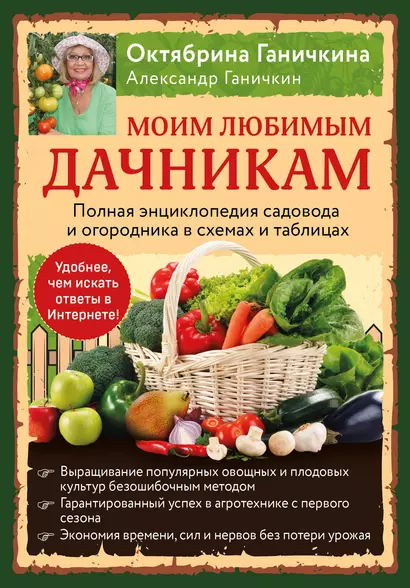 Моим любимым дачникам. Полная энциклопедия садовода и огородника в схемах и таблицах (книга в суперобложке) - фото 1