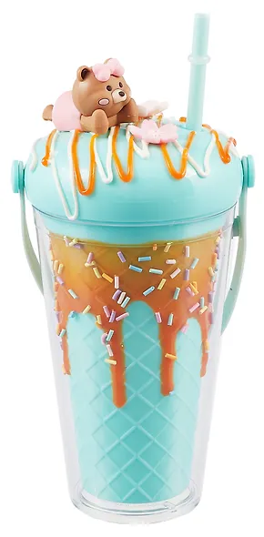 Стакан Мороженое Межвежонок (пластик) (450мл) (12-CHOUWU-YW560/2) - фото 1