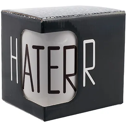 Кружка Hater (керамика) (330мл) (коробка) - фото 3