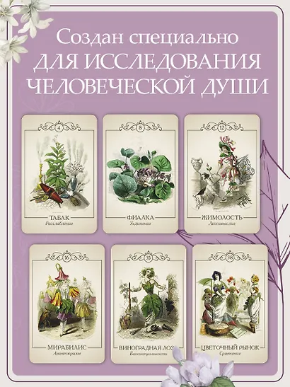 Ожившие цветы. Оракул (50 карт и руководство для гадания в коробке) - фото 7