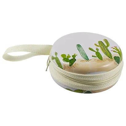 Монетница на молнии Кактус (7см) (металл) (ПВХ бокс) - фото 2