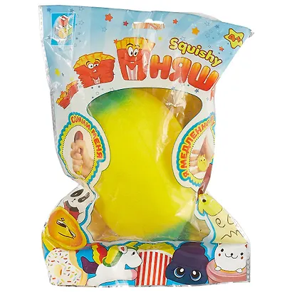 1toy Игрушка-сквиши Мммняшка squishy Лимон (Т12318) (TOY1) (упаковка) (3+) - фото 1