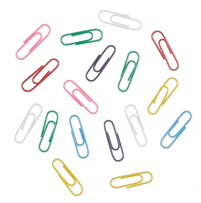 Скрепки 28 мм 100 штук, винил, в ассортименте, GoodMark - фото 2