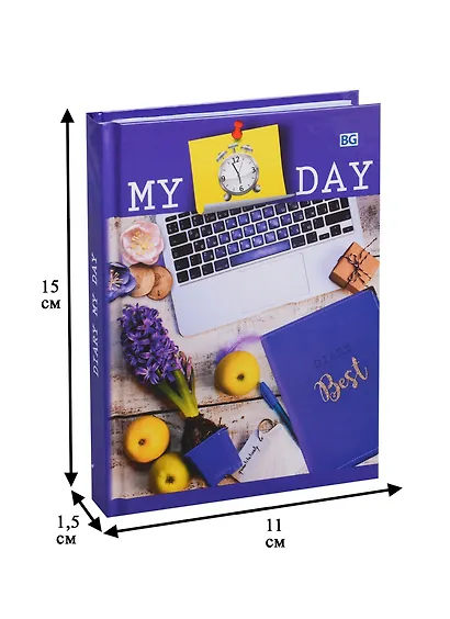 Ежедневник недат. А6 272л "С добрым утром!", интегр. переплет, ламинация - фото 3