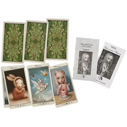 Таро Аввалон, Nicoletta Ceccoli Tarot Таро Николетты Чекколи (карты+инструкция на англ. яз./инструкция на рус. яз. - фото 3