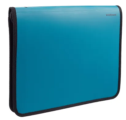 Папка для тетрадей A4+ "Soft Reef" молния с трех сторон, пластик, ассорти, Erich Krause - фото 2