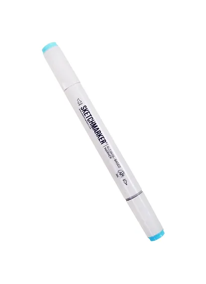 Маркер двухсторонний Арктический голубой, спирт.основа, цв.G153, Sketchmarker - фото 1