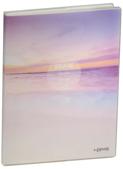 Тетрадь в клетку Lenwa, Breathe, 80 листов - фото 1