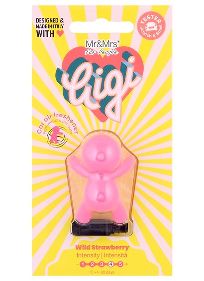 Ароматизатор для автомобиля Человечек Лесная земляника  (красный) Joy Fragrances (7х5) - фото 1