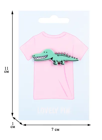 Значок Crocodile (акрил) - фото 3