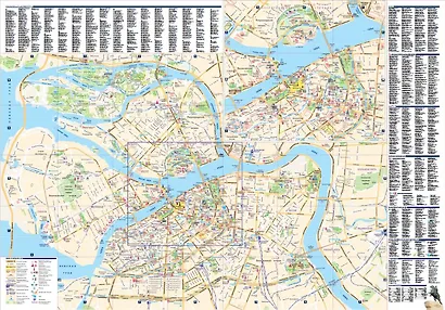 Санкт-Петербург. Карта+путеводитель по центру города - фото 2