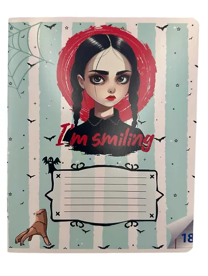 Тетрадь в линейку Centrum, "Вэнсдэй коллаж", 18 листов, в ассортименте - фото 3